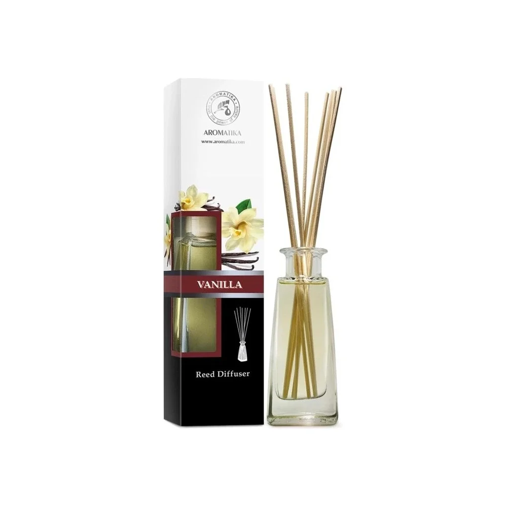 Reed Diffuser with Natural Essential Oil Vanilla 3.4 Fl Oz - NIB